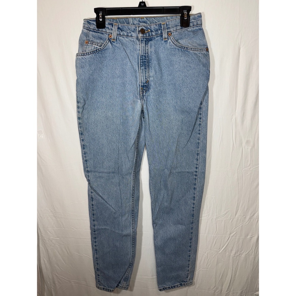 Vintage Levis 912‎ Slim Fit Tapered Leg Jeans Light Wash Denim Womens Size 11 JR